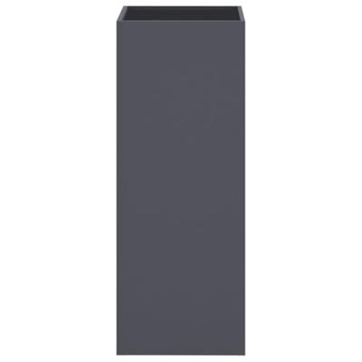 VidaXL Plantenbak 32x29x75 cm staal antracietkleurig VidaXL Plantenbak 32x29x75 cm staal antracietkleurig