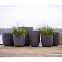 Capi plantenbak waste rib laag elegant 34x46 cm grijs - thumbnail