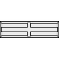 JSO-TR mini-keermessen [10x] HW - 30x5.5x1.1mm - 72013-6-30055 - thumbnail
