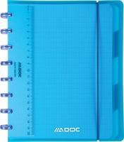 Schrift adoc a5 ruit 4x8mm 144pag 90gr 5 tabbladen | 10 stuks - thumbnail