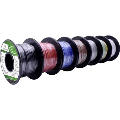 Quadrios 19011CA084 Draad LiFY 1 x 0.14 mm² Blauw, Bruin, Grijs, Rood, Zwart, Wit, Geel-groen 70 m Quadrios 19011CA084 Draad LiFY 1 x 0.14 mm² Blauw, Bruin, Grijs, Rood, Zwart, Wit, Geel-groen 70 m