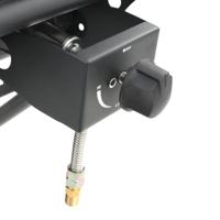 VidaXL Gasbarbecue met kookzone draagbaar zwart - thumbnail