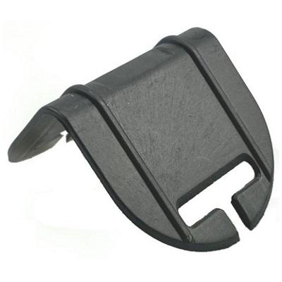 Kunststof hoekbeschermers zwart 22 x 41 mm (max. bandbreedte x vleugelbreedtes) met t-gap Kunststof hoekbeschermers zwart 22 x 41 mm (max. bandbreedte x vleugelbreedtes) met t-gap