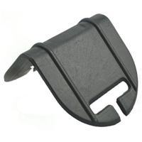 Kunststof hoekbeschermers zwart 22 x 41 mm (max. bandbreedte x vleugelbreedtes) met t-gap - thumbnail