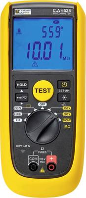 Chauvin Arnoux C.A 6528 Isolatiemeter 250 V, 500 V, 1000 V 11 GΩ
