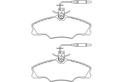 Remblokken set 2172402 Remblokken set 2172402
