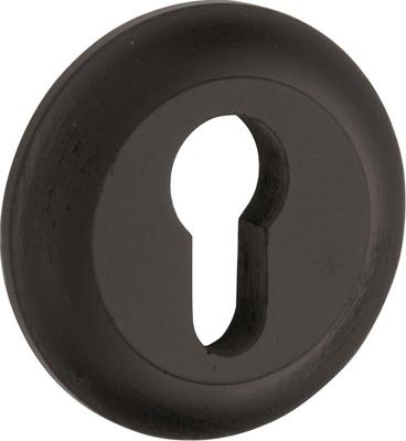 Cilinderrozet 60mm ebbenhout