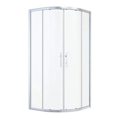 Nemo Start Profi douchecabine - 87x87x195cm - kwartrond - helder veiligheidsglas 5mm - chroom LXF90G