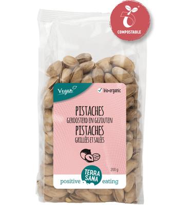 Terrasana Terrasana Pistachenoten Geroosterd Met Zout Bio (200g)