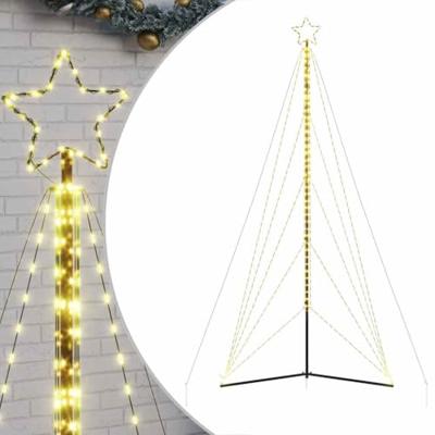 VidaXL Led-kerstboom 615 leds warm wit 404,5 cm