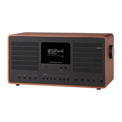 Revo: SuperConnect Stereo DAB+ Radio met internet en Spotify - Walnoot/zwart