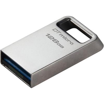 Kingston DataTraveler® Micro USB-stick Retail 128 GB Zilver DTMC3G2/128GB USB-A 3.2 Gen 1