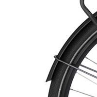 Cortina spatbord achter 28 common jet black matt - thumbnail