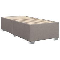 Boxspring met matras stof taupe 100x200 cm - thumbnail