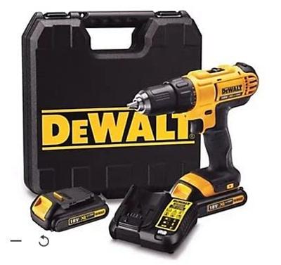 DEWALT DCD771S2-QW Accu Boor-/Schroefmachine 18V XR - Inclusief 2x 1,5Ah Accu, Lader en Koffer