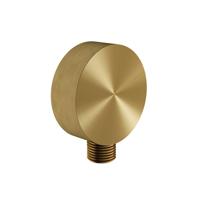 Hotbath Wanduitlaat Archie Geborsteld Messing PVD - thumbnail