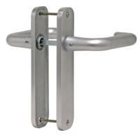 Ivana deurkrukken op schild - Economy 404 - WC 72 - F1 - deurdikte 38/43mm - 46881 - thumbnail