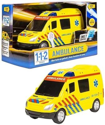 112 Rescue Racers Ambulance met Licht en Geluid