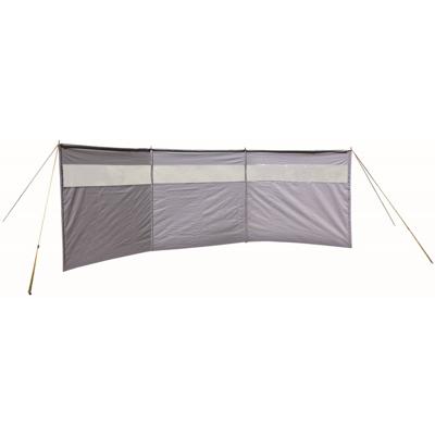 Eurotrail Dunes Met Raam Windscherm Grijs 480x145cm Eurotrail Dunes Met Raam Windscherm Grijs 480x145cm