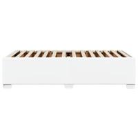 Bedframe kunstleer wit 100x200 cm - thumbnail