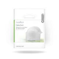 Kabelmanagement | Buis | Over de hoek | 1 Stuks | PVC | Wit - thumbnail