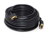 Monoprice 103619 50ft Super VGA M/F CL2 Geschatte Kabel met Ferrieten - thumbnail