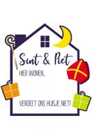 Raambord Sint & Piet beschrijfbaar - thumbnail