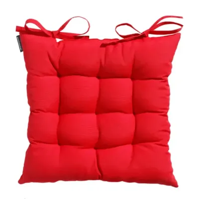Madison zitkussen toscane panama rood 46 x 46 cm