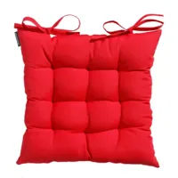 Madison zitkussen toscane panama rood 46 x 46 cm - thumbnail