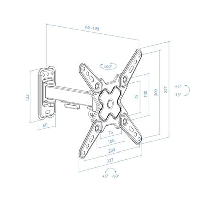 Schermtafel Support TooQ LP1343TN-B - thumbnail