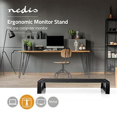 Nedis Monitorstandaard | 610 mm x 310 mm | 1 stuks - ERGOMFS300BK ERGOMFS300BK Nedis Monitorstandaard | 610 mm x 310 mm | 1 stuks - ERGOMFS300BK ERGOMFS300BK
