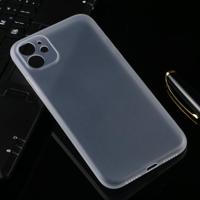 Ultradunne matte PP Case voor iPhone XIR 2019 (transparant) - thumbnail