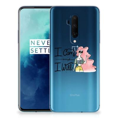 OnePlus 7T Pro Telefoonhoesje met Naam i Can OnePlus 7T Pro Telefoonhoesje met Naam i Can