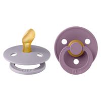 Bibs 1 Fopspeen Anatomic Duo Fossil/Mauve - thumbnail