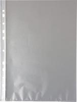 Pergamy geperforeerde showtas, ft A4, 11-gaatsperforatie, gekorrelde PP van 50 micron, pak van 100 stuks - thumbnail