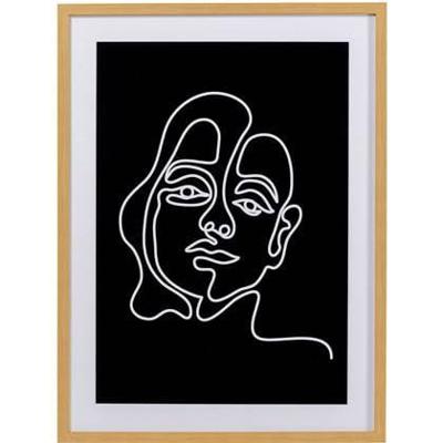 Kare Schilderij Faccia Arte Woman 60x80cm