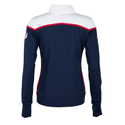 Reece 865610 Varsity Stretched Fit Jacket Full Zip Ladies - Navy-White - XL