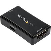 StarTech.com HDMI-booster 4K 60Hz 14 m, stroomvoorziening via USB, HDMI-inline versterker en repeater, ondersteuning 7.1 surround audio (HDBOOST4K2) - thumbnail
