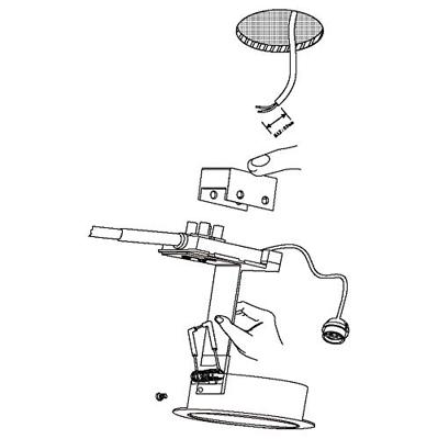 Eglo InbouwspotAreitio Round set van 3 metaalgrijs - 98639
