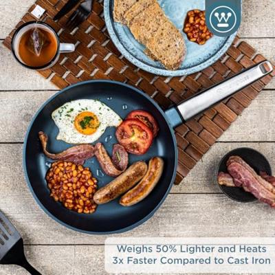 Westinghouse Performance Series Koekenpan Inductie 24cm - Oven Geschikt - Blauw