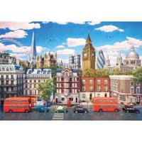 Streets of London Puzzel 500 Stukjes - thumbnail
