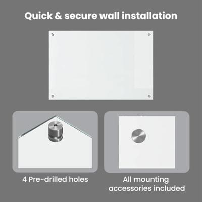 VidaXL Keuken achterwand 2 pcs doorzichtig 90 x 60 cm gehard glas VidaXL Keuken achterwand 2 pcs doorzichtig 90 x 60 cm gehard glas