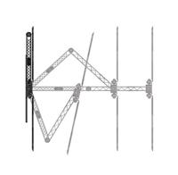 Hama Extra Vlak TV Muurbeugel Draaibaar Kantelbaar Schermen 32-65 Inch Zwart - thumbnail