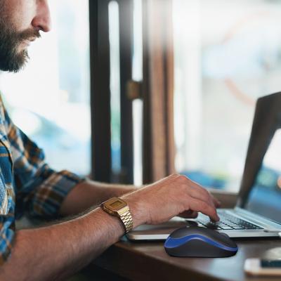 Muis Logitech LGT-M185B Zwart Monochrome 1000 dpi