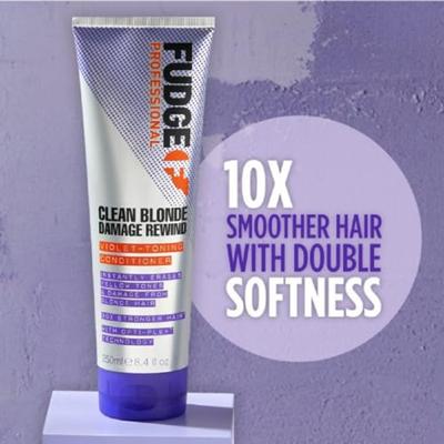 Fudge Clean Blonde Damage Rewind Violet Toning Conditioner