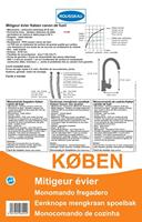 ROUSSEAU Keukenmengkraan Køben - Zonder douche - Geweerloop - thumbnail