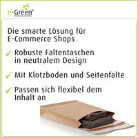 e-Green enveloppen met blokbodem, ft 229 x 162 x 40 + 86 mm, doos van 250 stuks - thumbnail