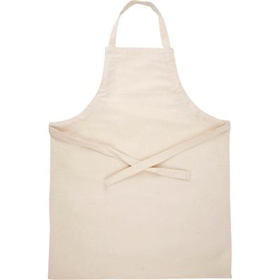 Creativ Company Schort, l: 70 cm, b: 55 cm, afm 7-12 jaar, 210 gr, licht naturel, 1 stuk