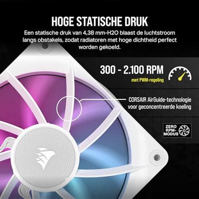 Case fan Corsair CO-9051022-WW Ø 12 cm (3 Stuks)