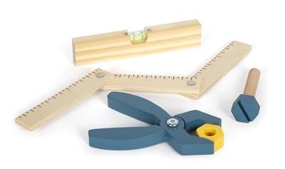 Ambachtelijke rugzak voor kinderen WORKSHOP SMALL FOOT® met accessoires meerkleurig Ambachtelijke rugzak voor kinderen WORKSHOP SMALL FOOT® met accessoires meerkleurig